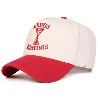 Unisex Bikinis Martinis Embroidery Baseball Caps Spring Autumn