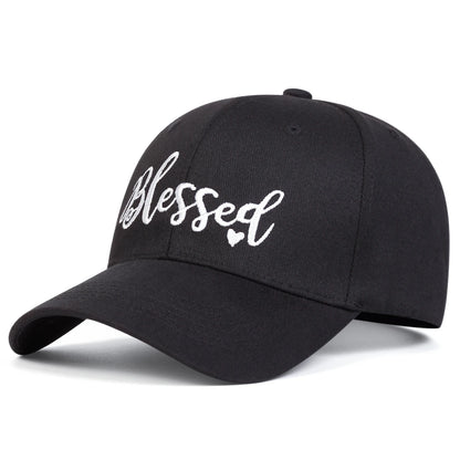 Unisex Blessed Love Embroidery Baseball Caps Spring Autumn