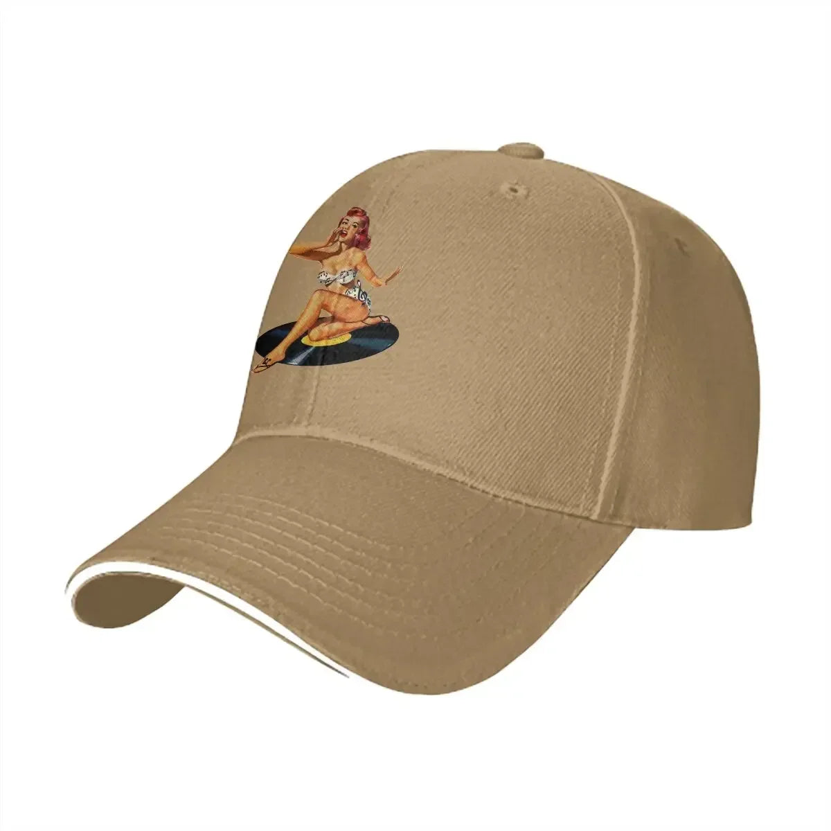 Summer Cap Sun Visor Goddess Pin Up Girl Hip Hop