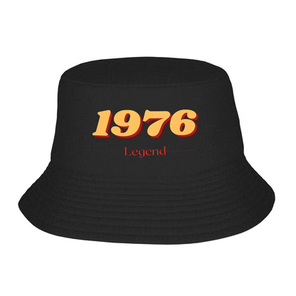 Legend Since 1976 Aged 50 Years Old Bucket Hats