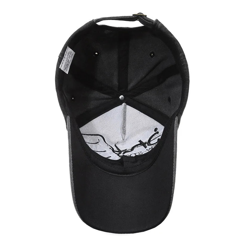 Vintage Washed Baseball Cap Adjustable Casual Sports Cap