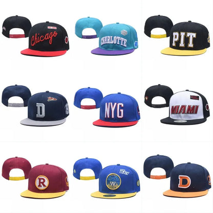 Fashionable Adult Hip-hop Cap Flat-brimmed Cap Basketball Baseball Cap Outdoor Adult Casual Sports Sun Hat