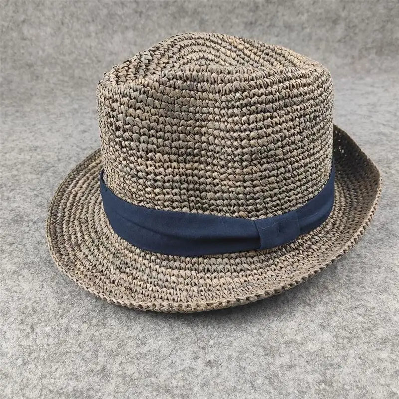 High Quality Raffia Straw Hat Woman Beach Fashion Sun Cap