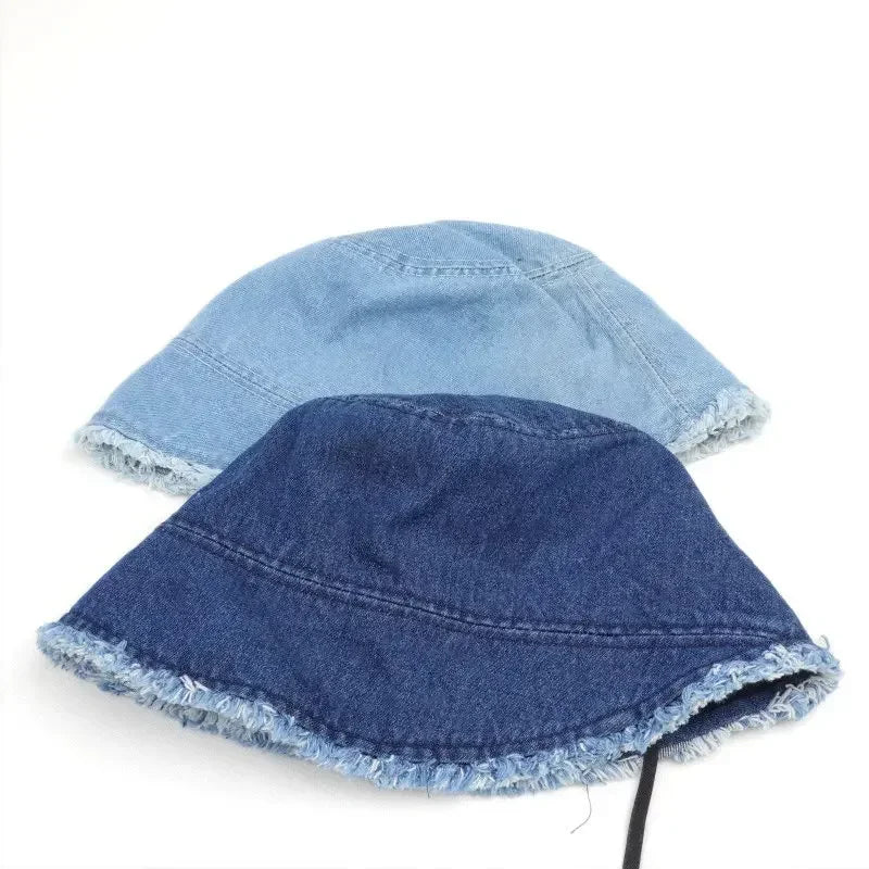 Winter Cotton Solid Warm Bucket Hat Fisherman Hat