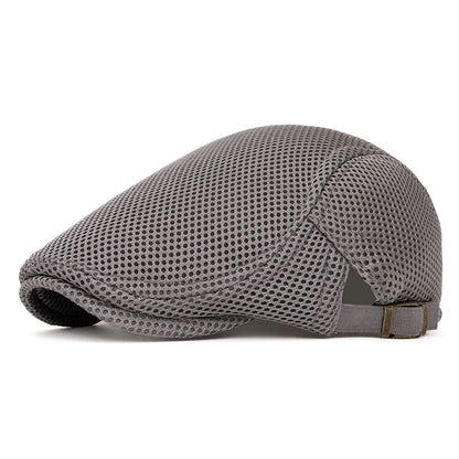 Perforated Mesh Bucket Hat Breathable Beret Women's Korean Style
