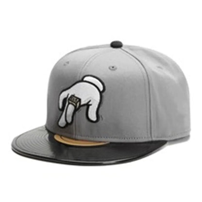 Dollar Sign Leather Baseball Cap Men Women