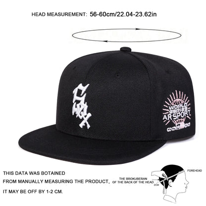 Unisex Sox Letter Embroidery Hip-hop Hats Spring and Autumn Outdoor Sports Cap