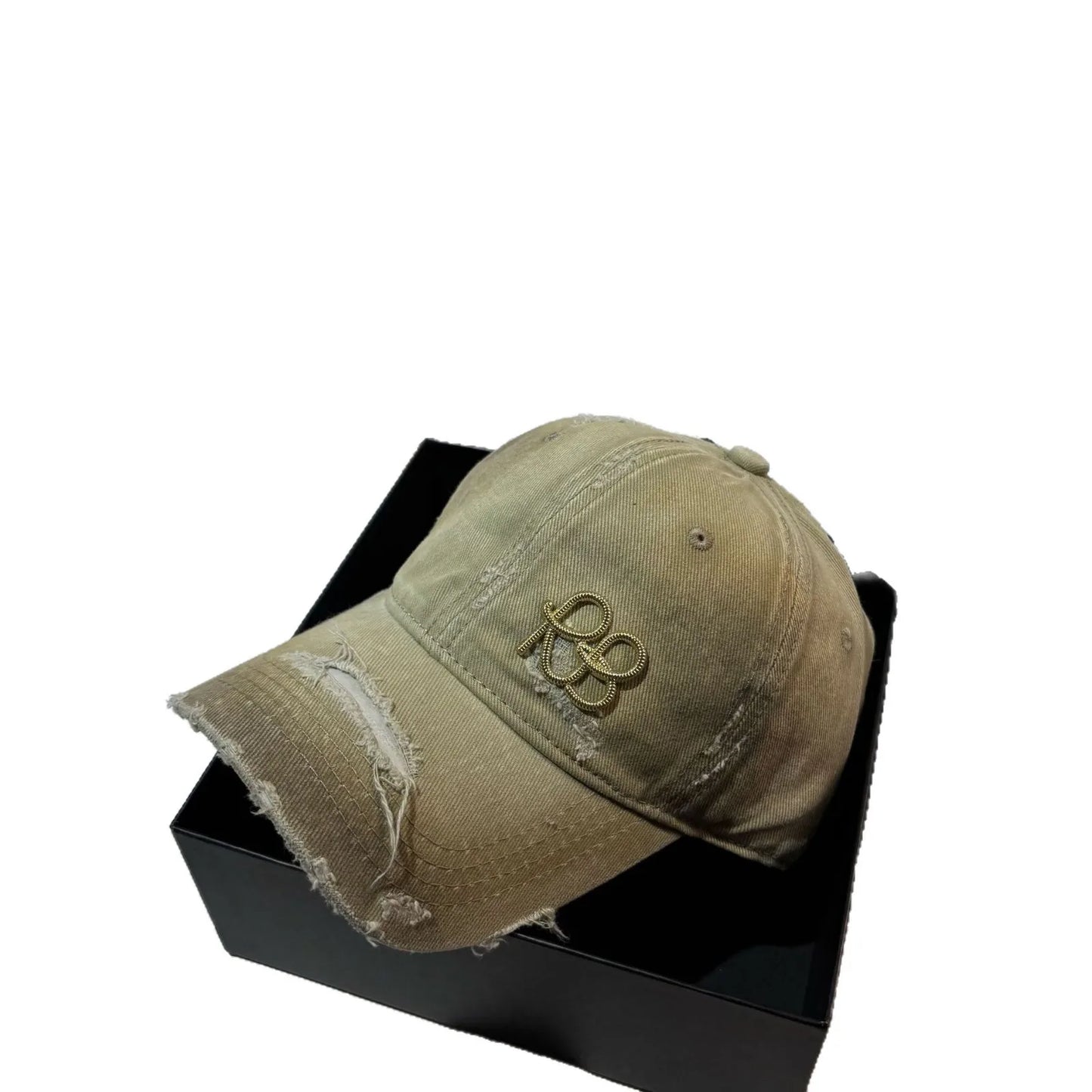 Luxury Metal Logo RB Baseball Caps For Men Women