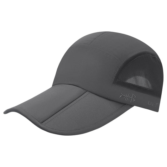 Folding Fishing Baseball Cap UPF 50+ Water Resistant Outdoor Portable Brim Hats