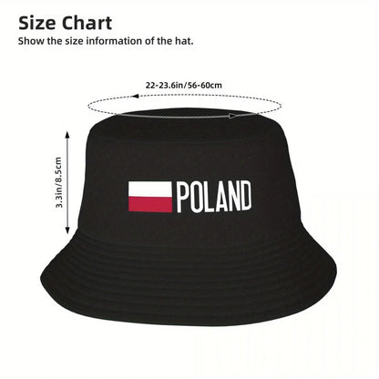 Polish Flag & Poland Bucket Hat for Teen Summer