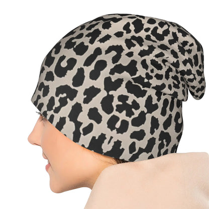 Tan Leopard Bonnet Homme Autumn Spring Thin Hat