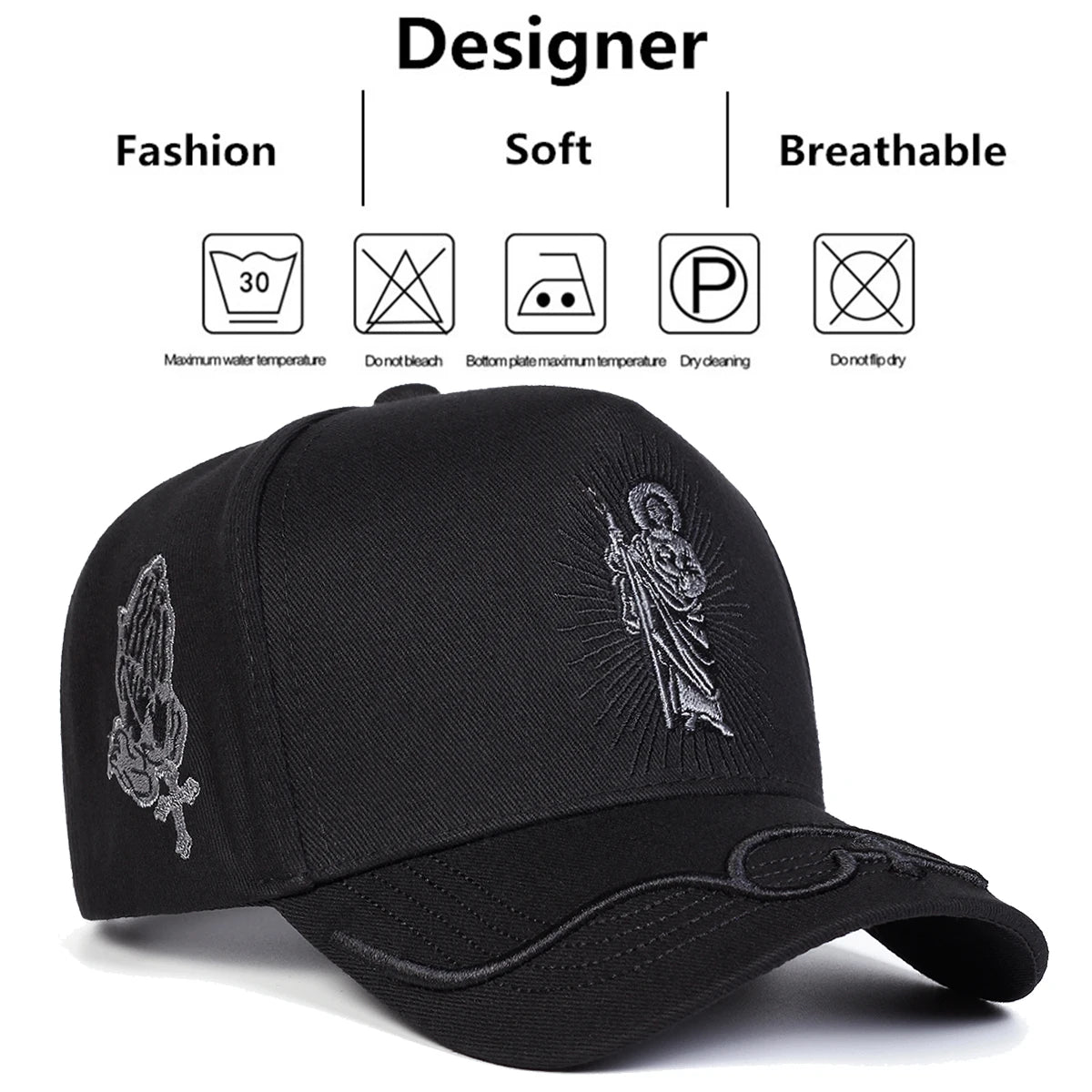 Unisex Personality Embroidery Baseball Caps Spring Autumn Outdoor Adjustable Casual Hats Sunscreen Hat Sports Cap