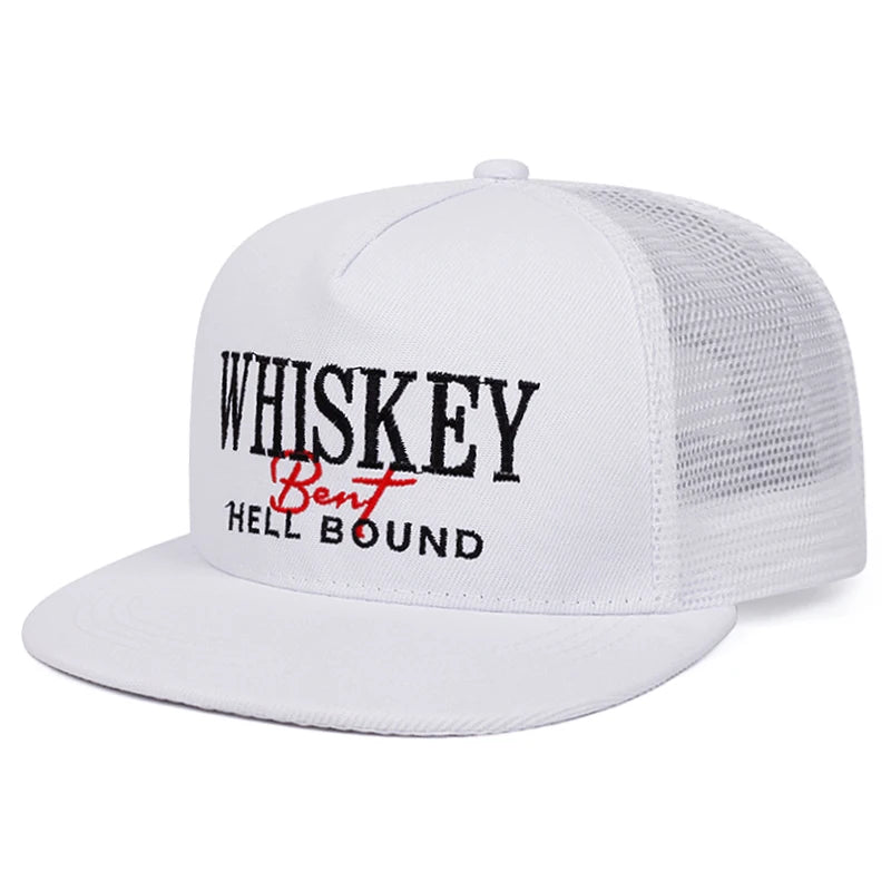 2026 New Flat Edge Hat Creative Letter Embroidered Baseball Hat