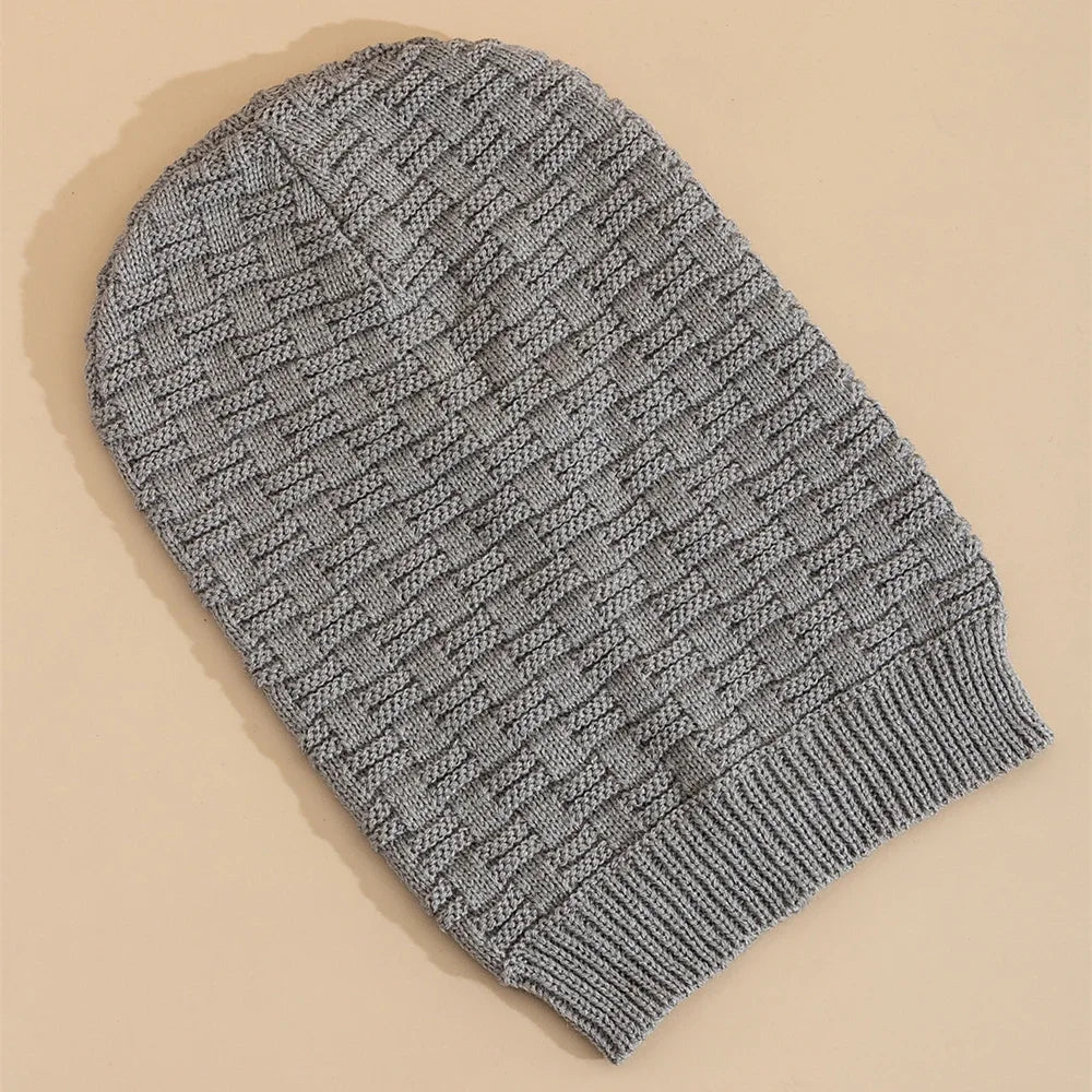 Unisex Slouchy Winter Hat Long Size Knitted Hat Casual Beanies For Men & Women