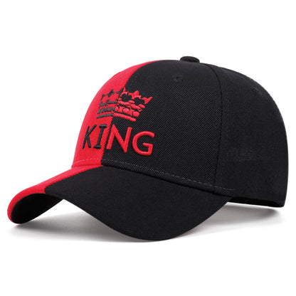 King Crown Double Color Embroidered Men's Trendy Baseball Hat Hip Hop Hat Women's