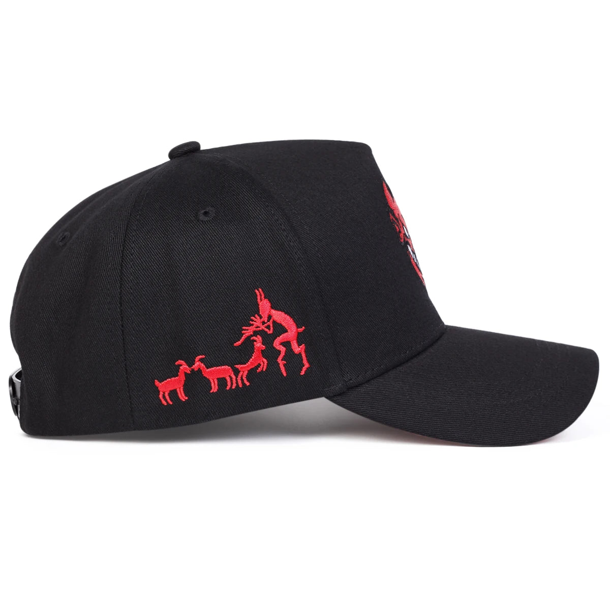Unisex Devil Embroidery Baseball Caps Spring Autumn
