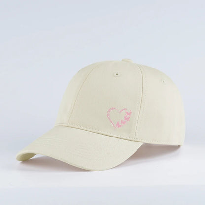 Butterfly Heart Print Baseball Cap