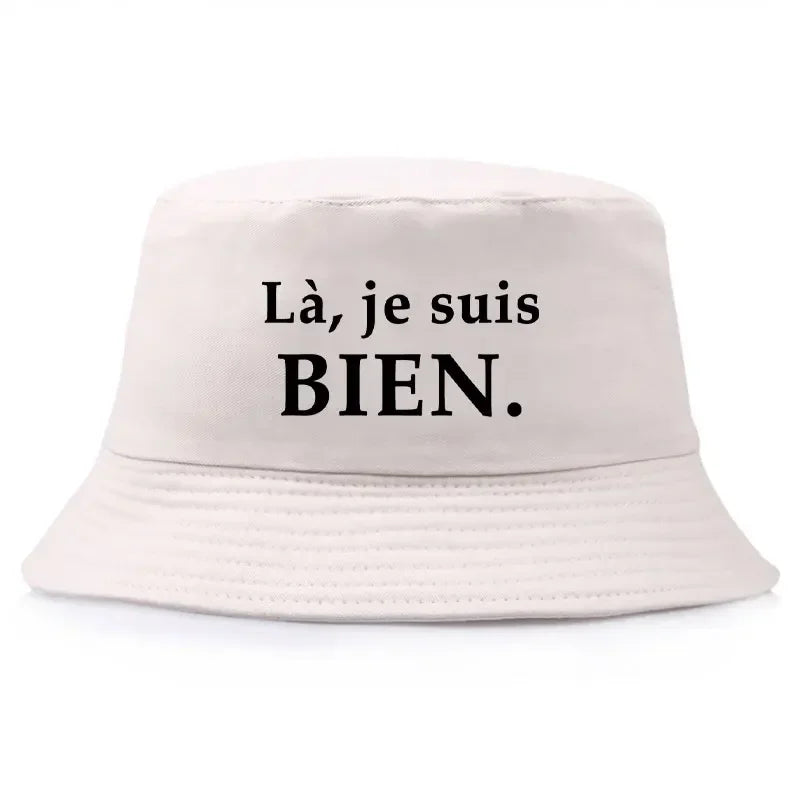 France Print Bob Reversible Bucket Hats Men Women
