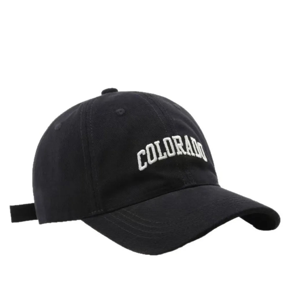 New Embroidered Letter Baseball Hat Sun Protection Adjustable