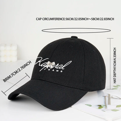 Vintage Kaporal Bow Print Baseball Cap