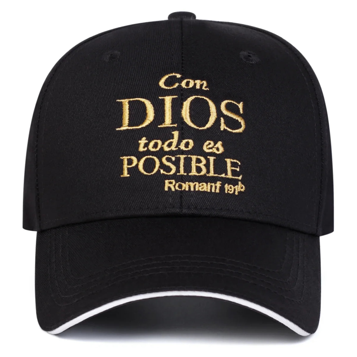 Unisex Dios Letter Embroidery Baseball Caps Spring and Autumn