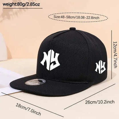 Neutral Letter Printed Baseball Cap For Spring And Autumn Outdoor