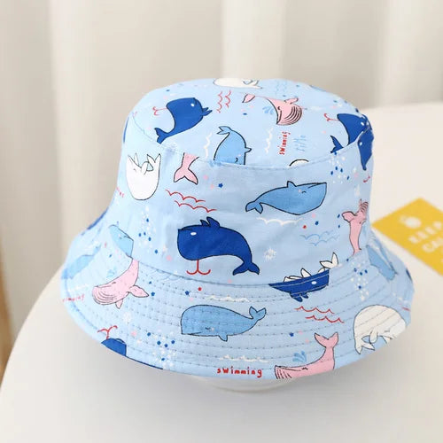 2-4 Years Summer Baby Hat Kids Cotton UV Protection Sun Cap Children