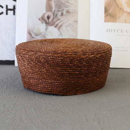 2026 French Beret Hat Women 100% Straw Summer Sun Hat
