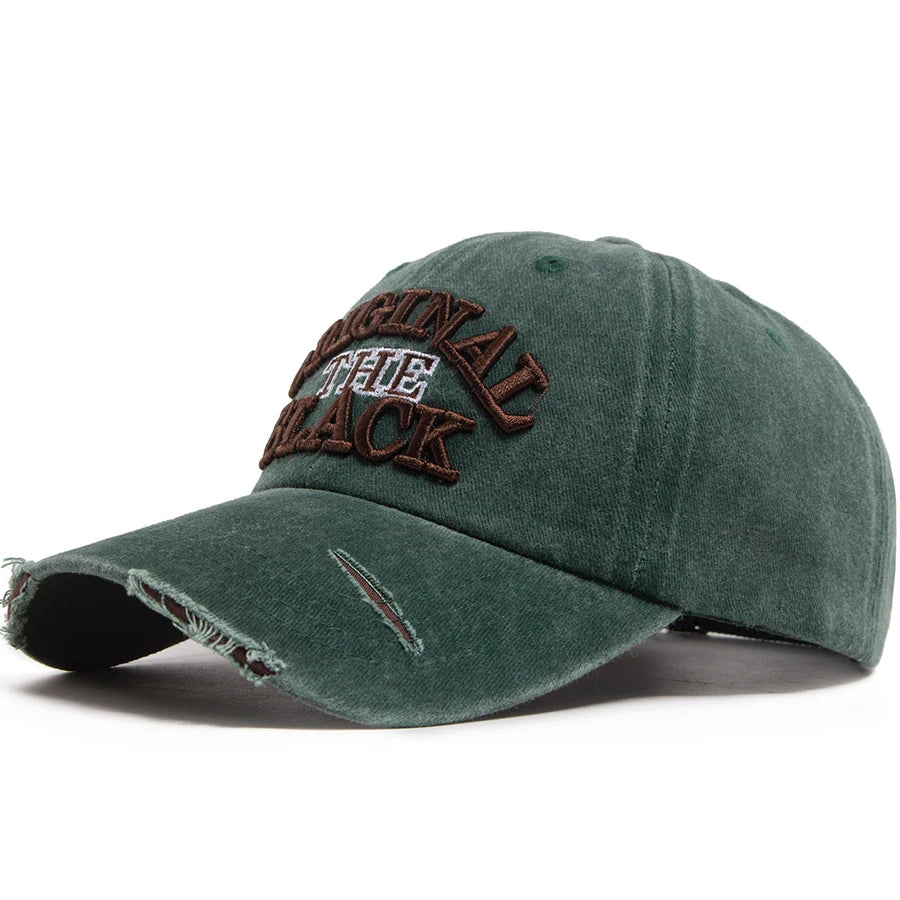 Vintage Baseball Cap Men Women Letter Embroidery Snapback Caps For Daily Casual