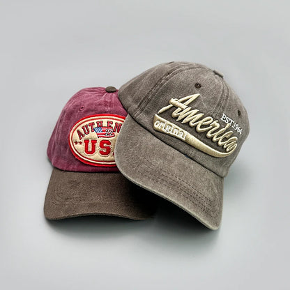 Personal American Letter Embroidery Baseball Hats