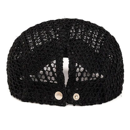 Berets Spring Summer Breathable Mesh Cap