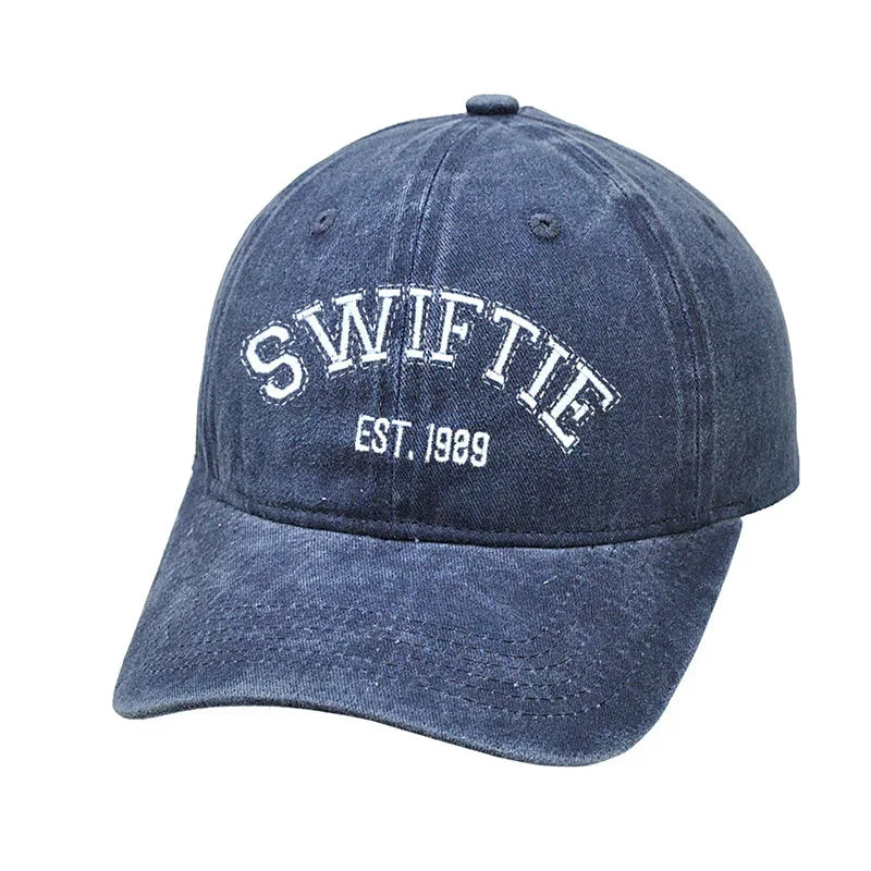 1989 Washed Embroidered Soft Top Cowboy Baseball Caps for Men and Women