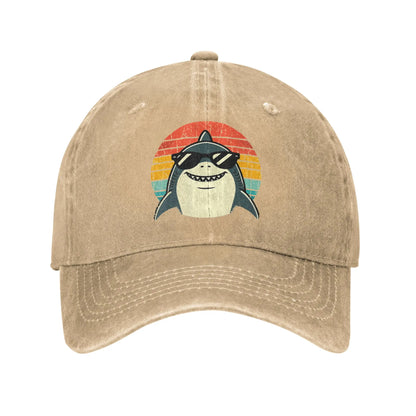 Shark With Sunglasses Animal Sharks Casual Baseball Cap For Female Male
