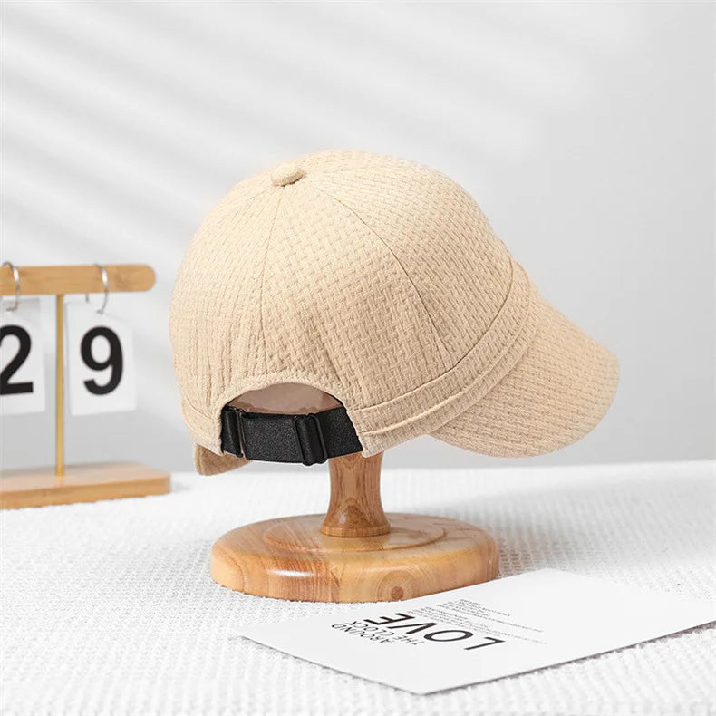 New Foldable Wide Brim Sun Hat Drawstring Adjustable Caps