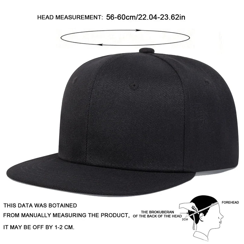 Unisex Light Board Solid Color Hip-Hop Hats Spring Autumn