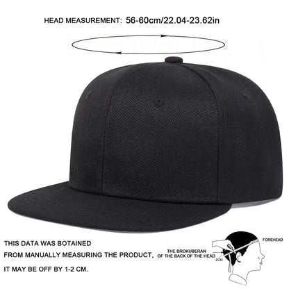 Unisex Light Board Solid Color Hip-Hop Hats Spring Autumn