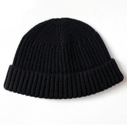 100% Cashmere Knitted Trawler Beanie Skullcap Watch Caps