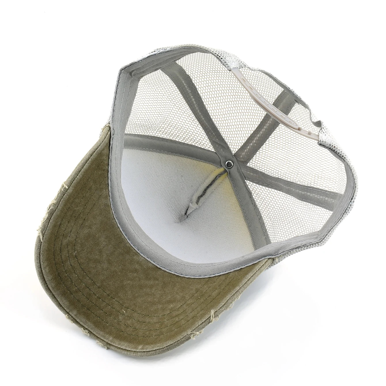 Washed Denim Baseball Cap Women Men