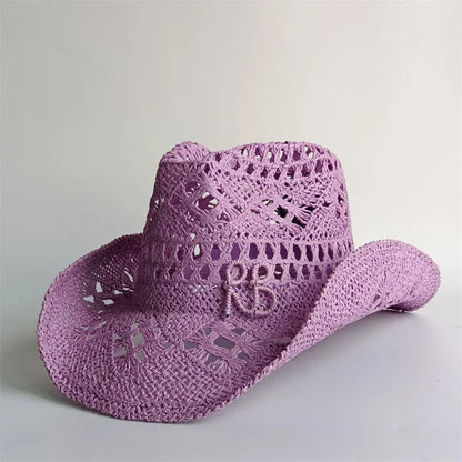 Western Cowboy Straw Hat Letter Straw Hats