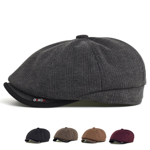 Newsboy Cap Men Women Autumn Winter Classic Vintage