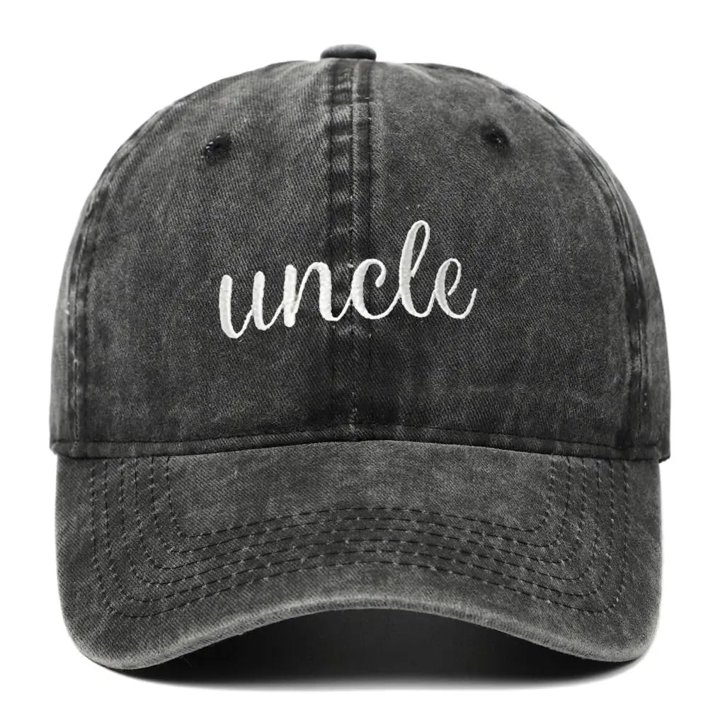 Fashion Washed Cotton Uncle Auntie Matching Caps