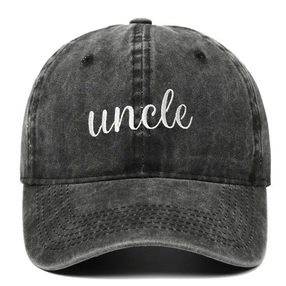 Fashion Washed Cotton Uncle Auntie Matching Caps