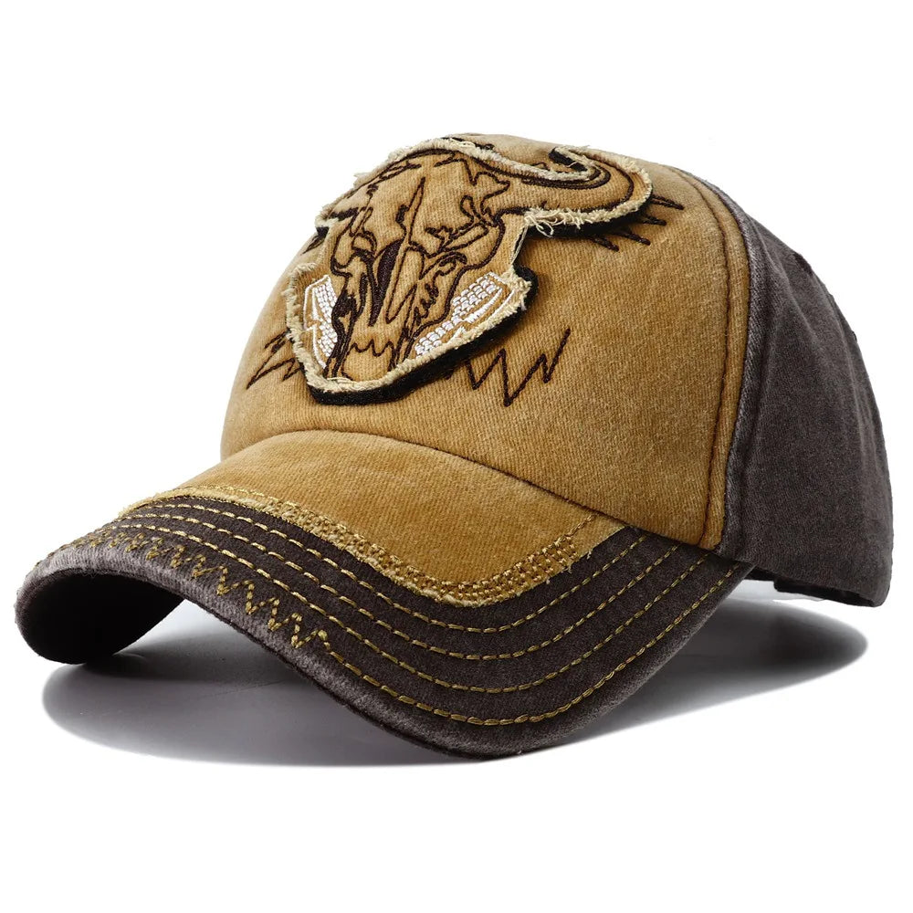 New Hip Hop Vintage Washed Denim Baseball Cap
