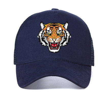 Tiger printing Baseball Cap Men Women