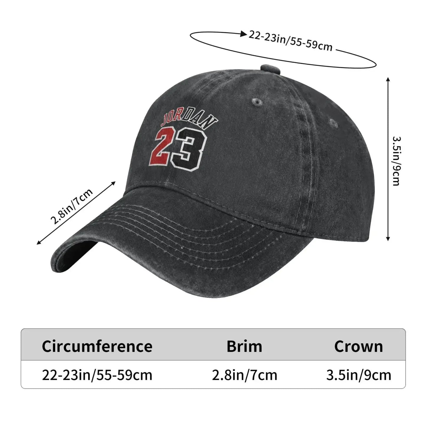 Unisex Basketball Star Goat #23 Fans Jordan Cowboy Hat