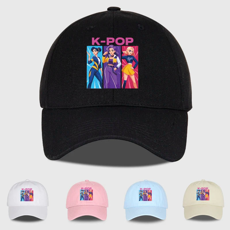 K-POP Girl Group Cartoon Baseball Cap Men Women