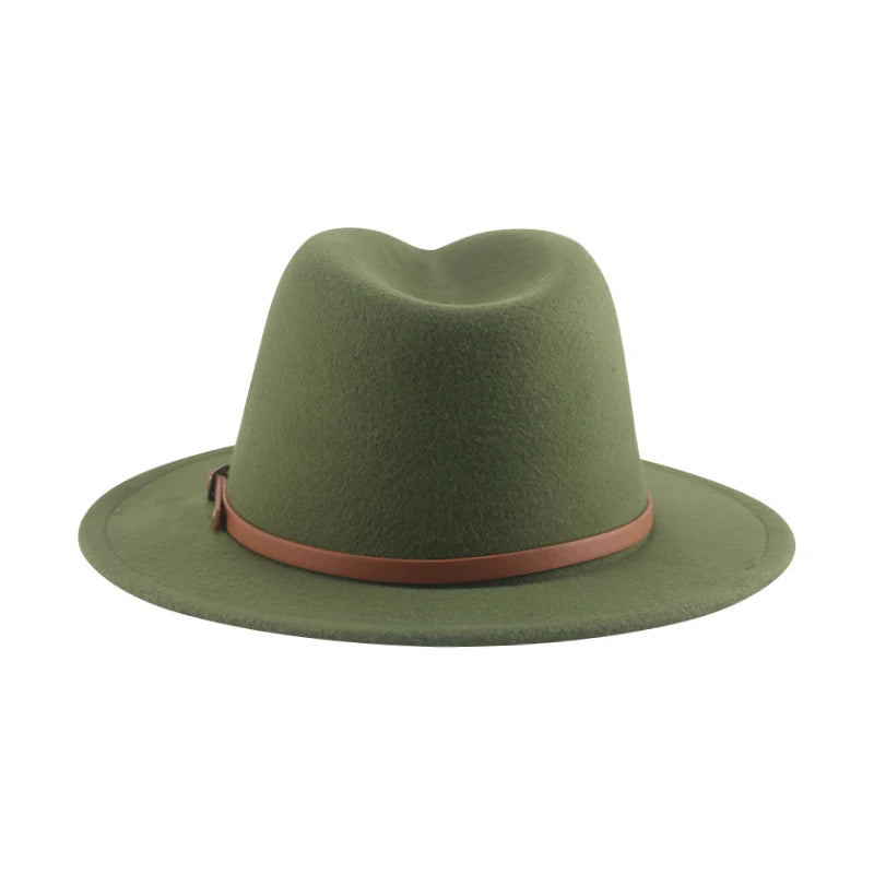 Hats For Women Kids Child Small 52cm Solid Belt Kids Fedora Formal Dress Wedding