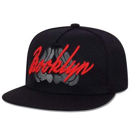 Fashion Brooklyn Embroidery Snapback Cap Hip Hop