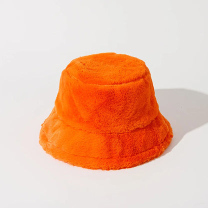 Funny Fashion Autumn Winter Leopard Fur Bucket Hat