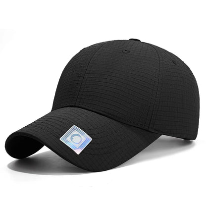 New Plaid Solid Hard Top Baseball Cap Outdoor